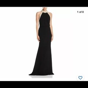 Rachel Zoe Alison Embellished Halter Gown